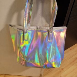 Holographic tote bag